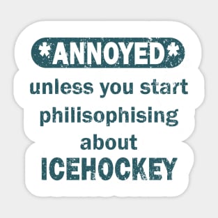 Ice Hockey Stick Puck Friends Bodycheck Sticker